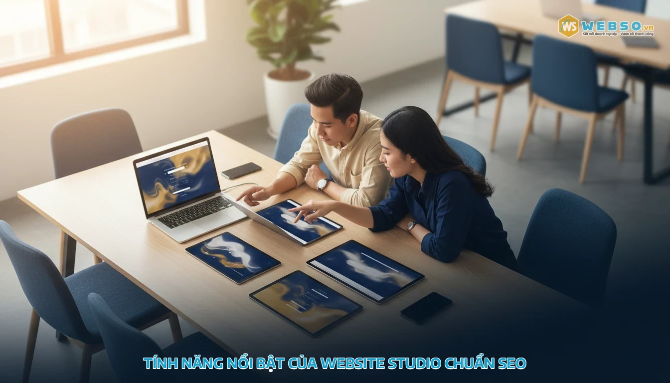 thiết kế website studio - Tính năng nổi bật của website studio chuẩn SEO