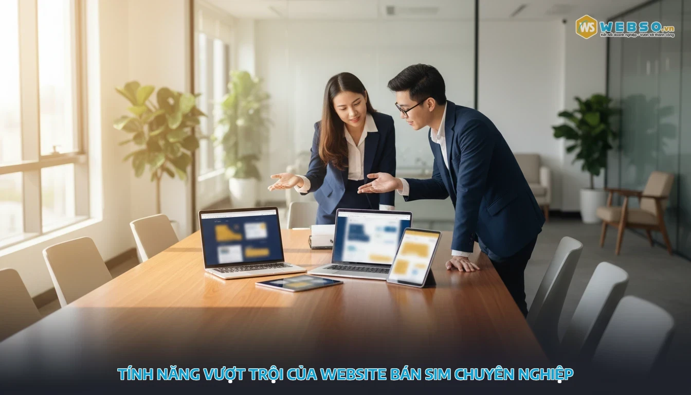 thiết kế website bán sim - Tính năng vượt trội của website bán sim chuyên nghiệp