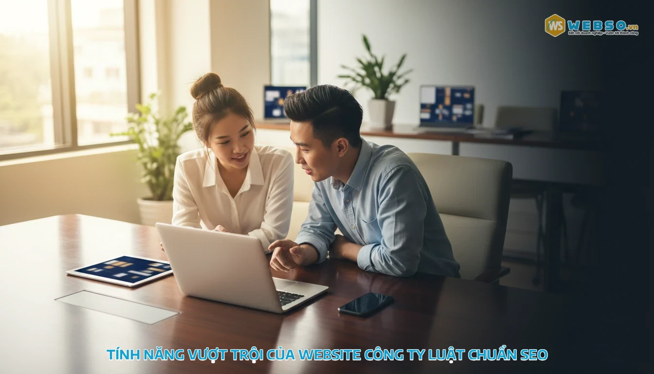 thiết kế website công ty luật - Tính năng vượt trội của website công ty luật chuẩn SEO