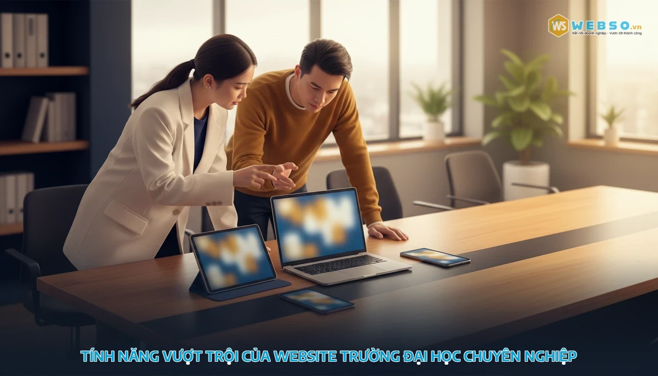 thiết kế website trường đại học - Tính năng vượt trội của website trường đại học chuyên nghiệp