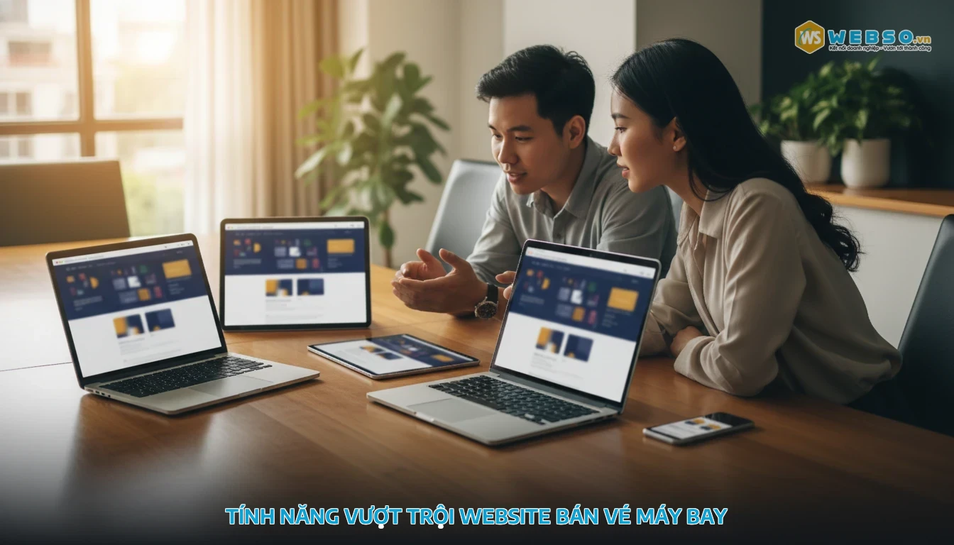 thiết kế website bán vé máy bay - Tính năng vượt trội website bán vé máy bay