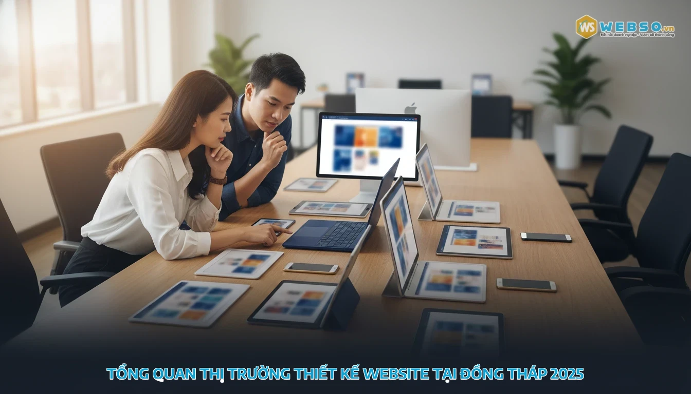 thiết kế website đồng tháp - Tổng quan thị trường thiết kế website tại Đồng Tháp 2025