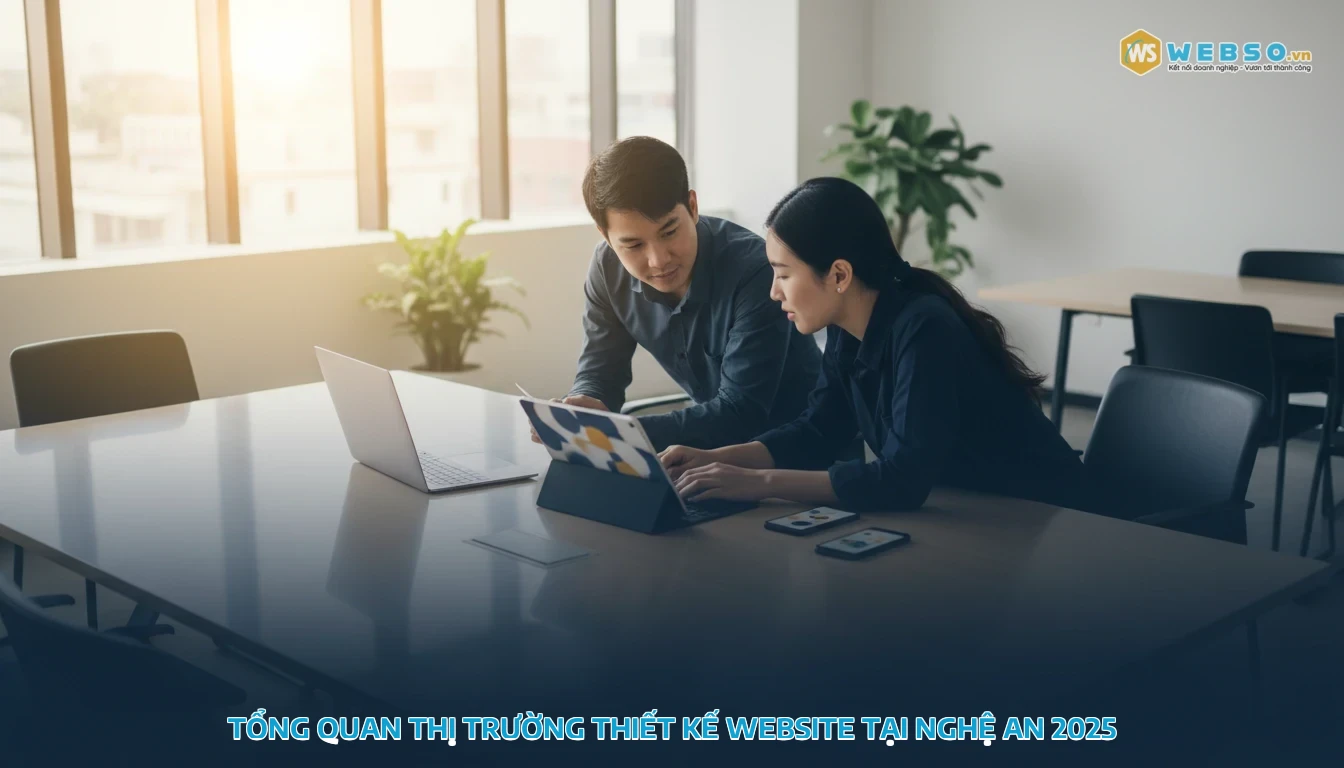 thiết kế website tại nghệ an - Tổng quan thị trường thiết kế website tại Nghệ An 2025