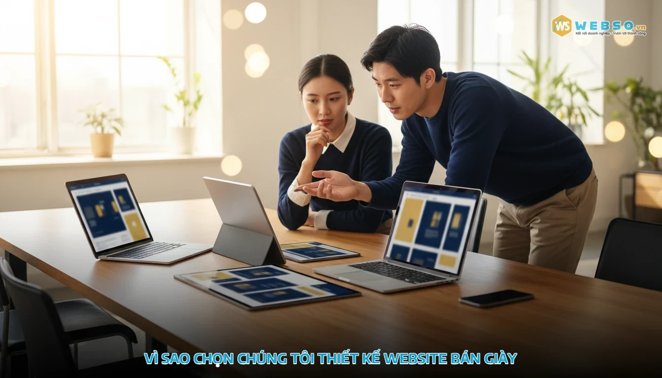 thiết kế website bán giày - Vì Sao Chọn Chúng Tôi Thiết Kế Website Bán Giày