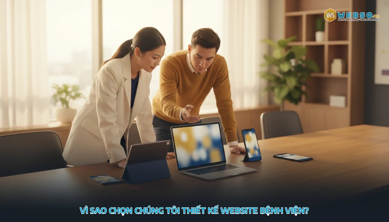 thiết kế website bệnh viện - Vì sao chọn chúng tôi thiết kế website bệnh viện?