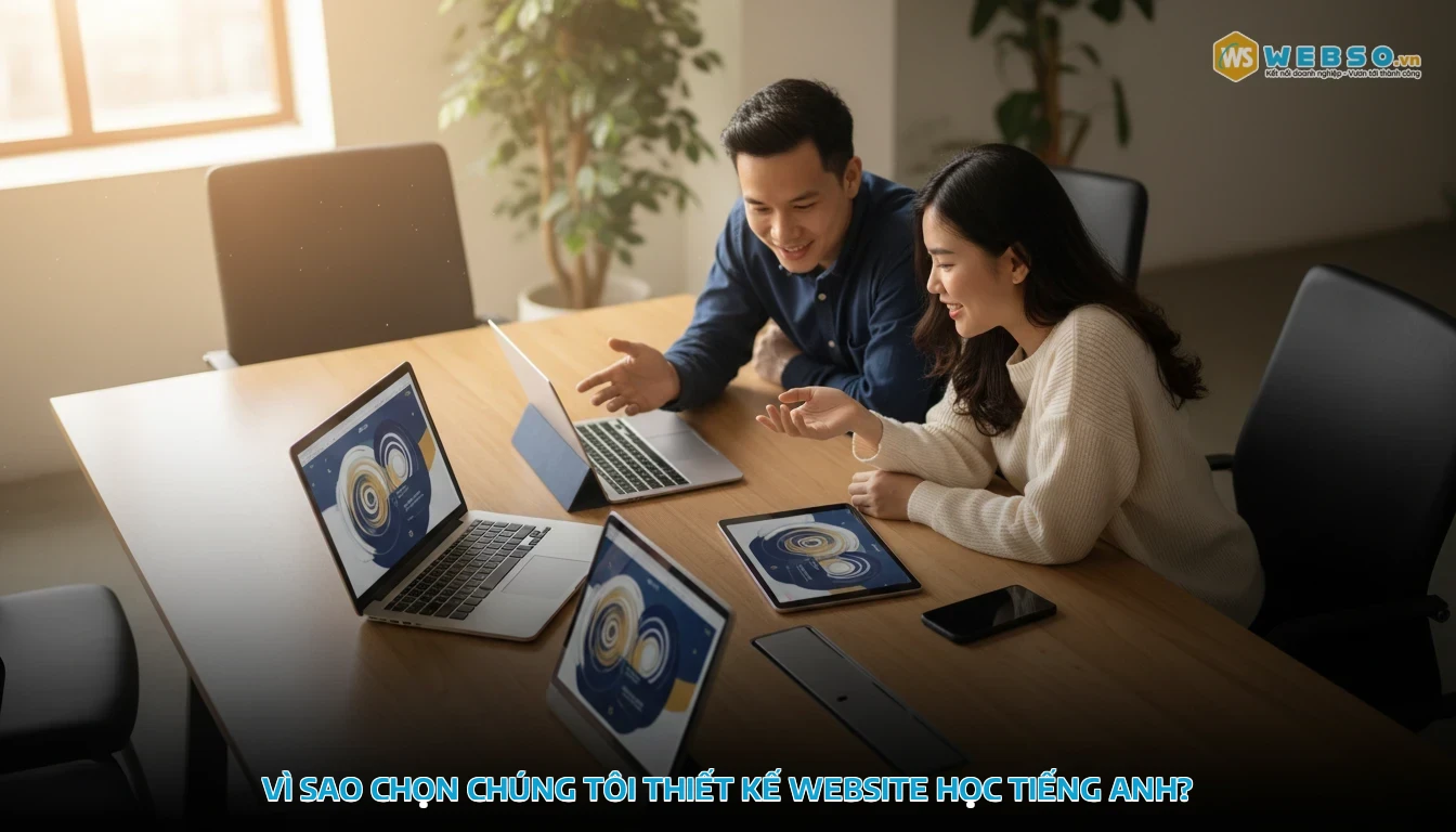 thiết kế website học tiếng anh - Vì Sao Chọn Chúng Tôi Thiết Kế Website Học Tiếng Anh?