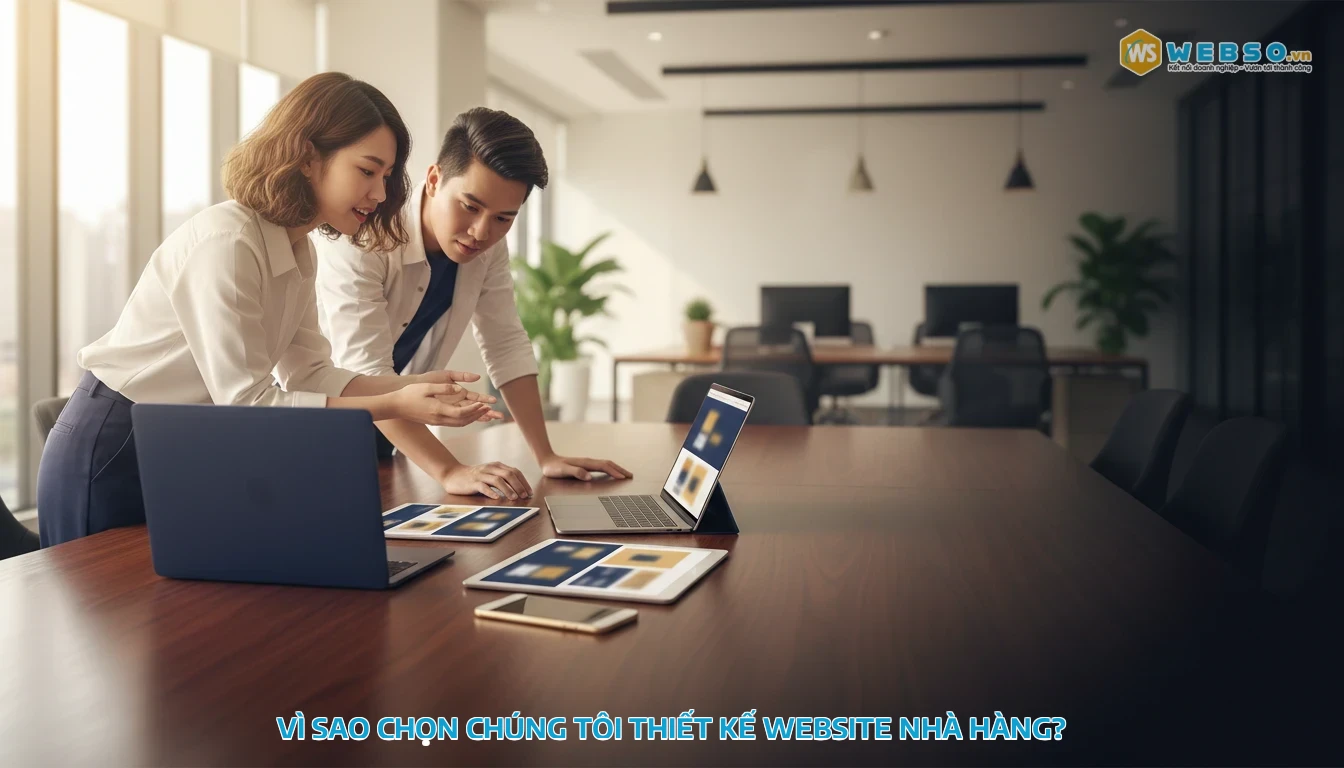 thiết kế website nhà hàng - Vì sao chọn chúng tôi thiết kế website nhà hàng?