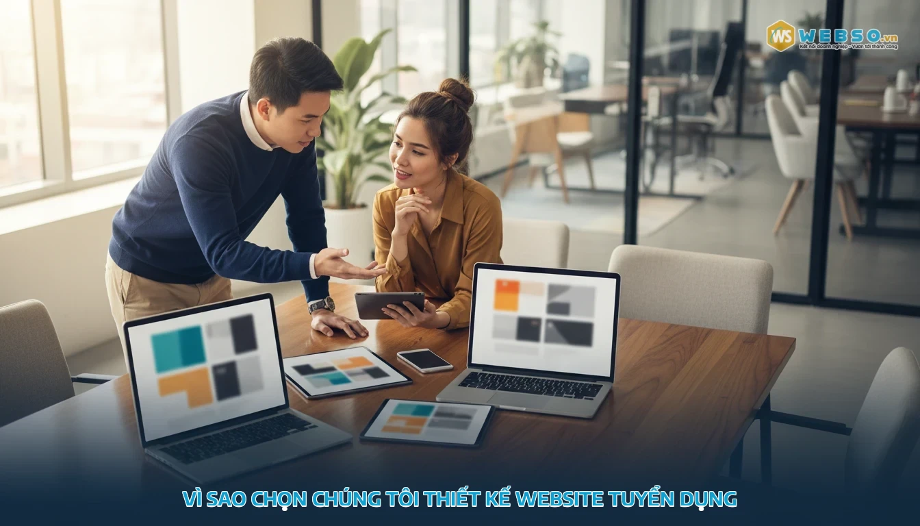thiết kế website tuyển dụng - Vì sao chọn chúng tôi thiết kế website tuyển dụng
