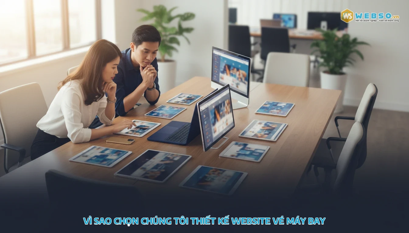 thiết kế website bán vé máy bay - Vì sao chọn chúng tôi thiết kế website vé máy bay