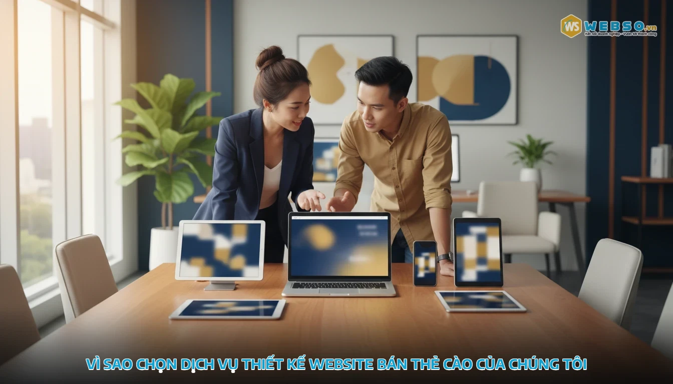 thiết kế website bán thẻ cào - Vì sao chọn dịch vụ thiết kế website bán thẻ cào của chúng tôi