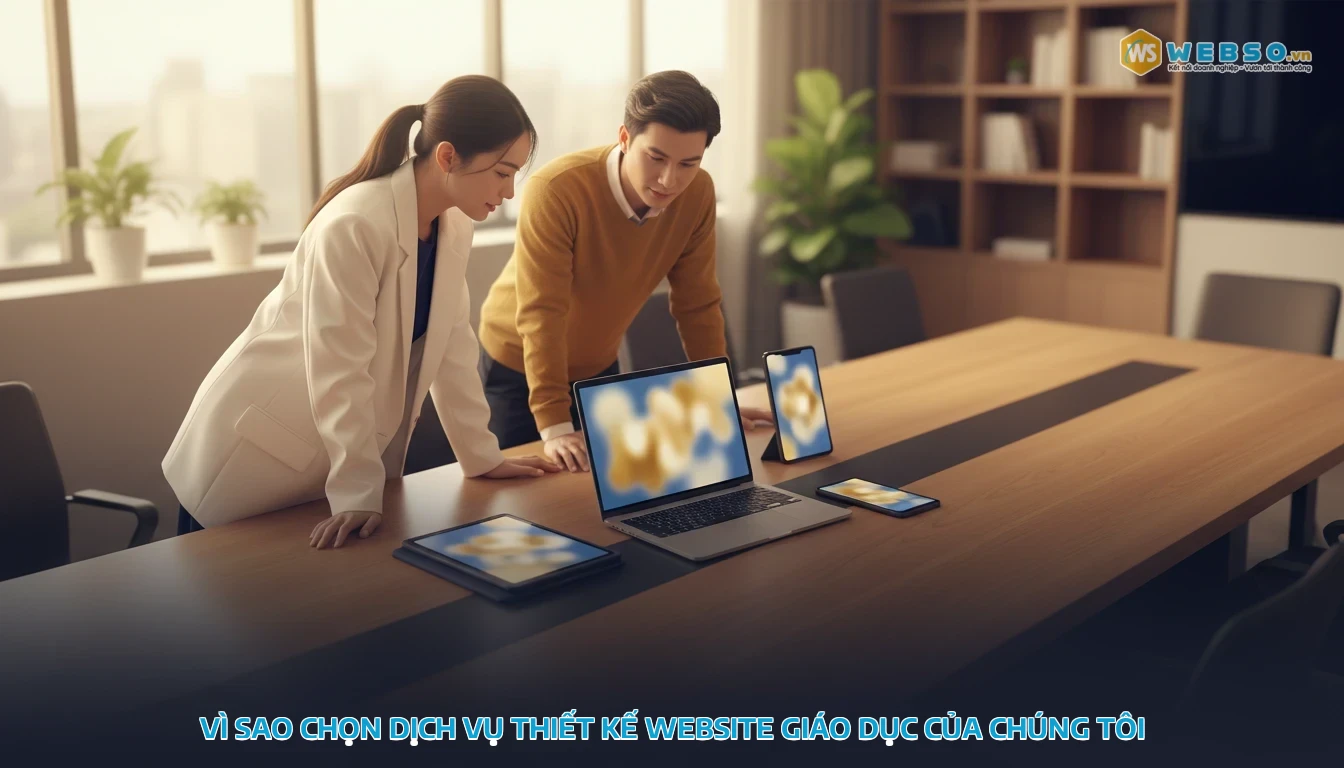 thiết kế website giáo dục - Vì sao chọn dịch vụ thiết kế website giáo dục của chúng tôi