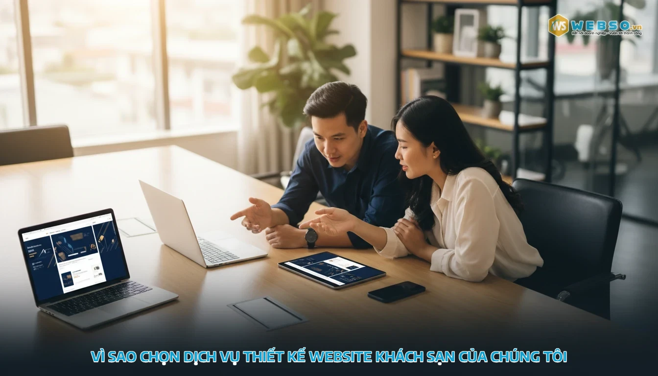 thiết kế website khách sạn - Vì sao chọn dịch vụ thiết kế website khách sạn của chúng tôi