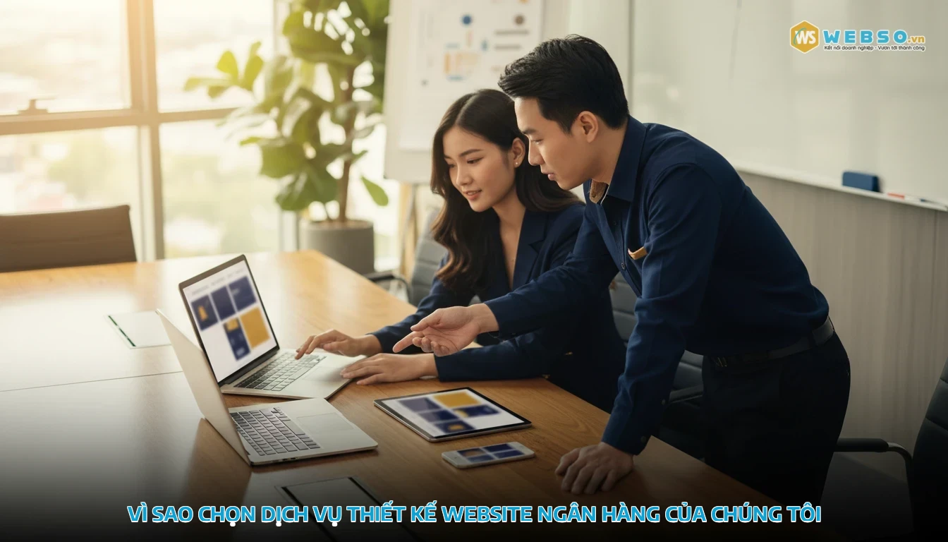 thiết kế website ngân hàng - Vì sao chọn dịch vụ thiết kế website ngân hàng của chúng tôi