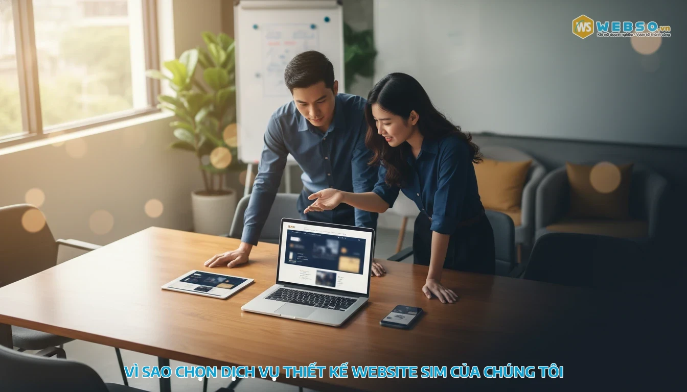 thiết kế website bán sim - Vì sao chọn dịch vụ thiết kế website sim của chúng tôi