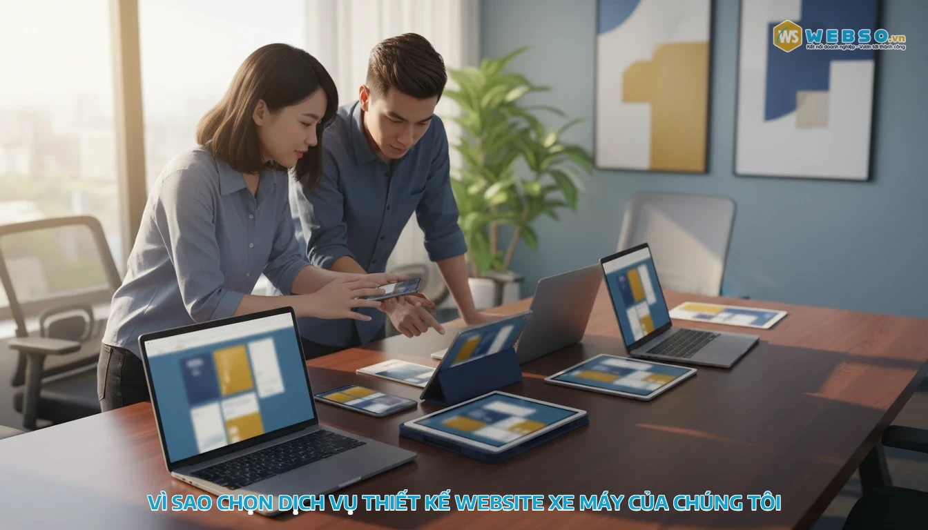 thiết kế website xe máy - Vì sao chọn dịch vụ thiết kế website xe máy của chúng tôi