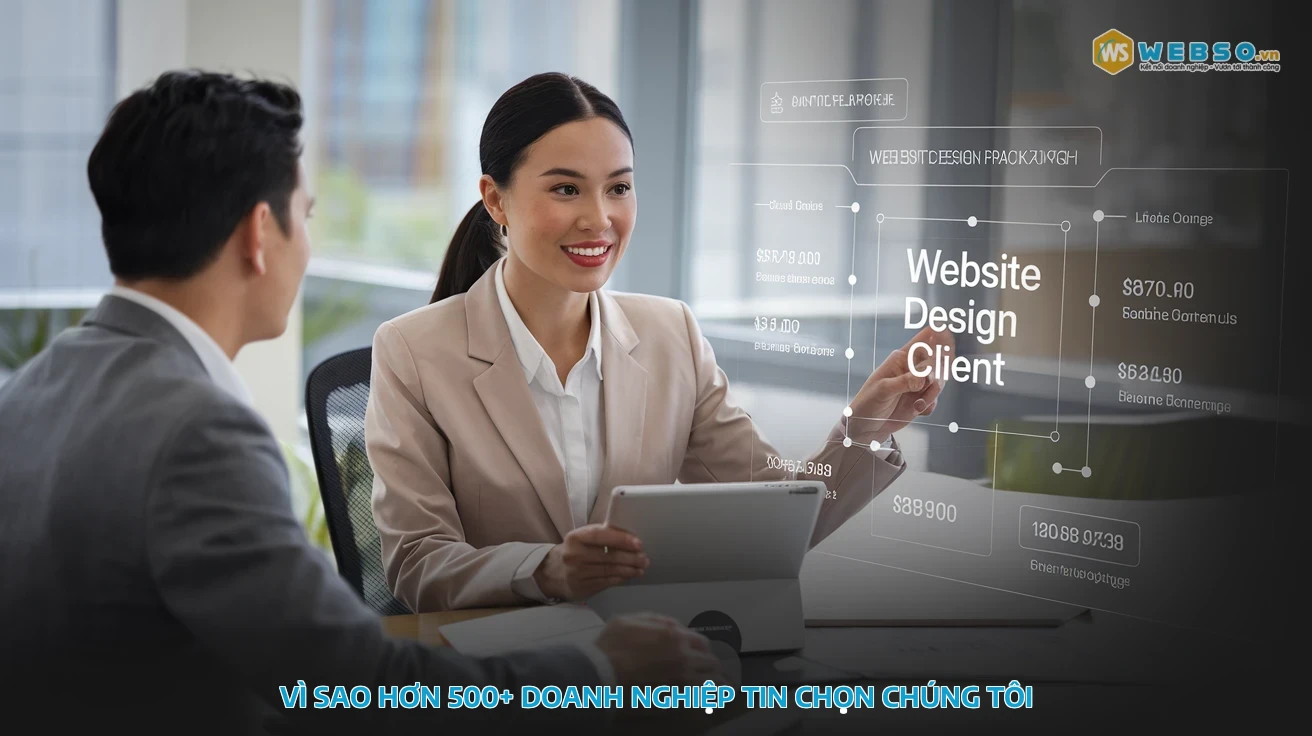 bảng giá thiết kế website - Vì sao hơn 500+ doanh nghiệp tin chọn chúng tôi