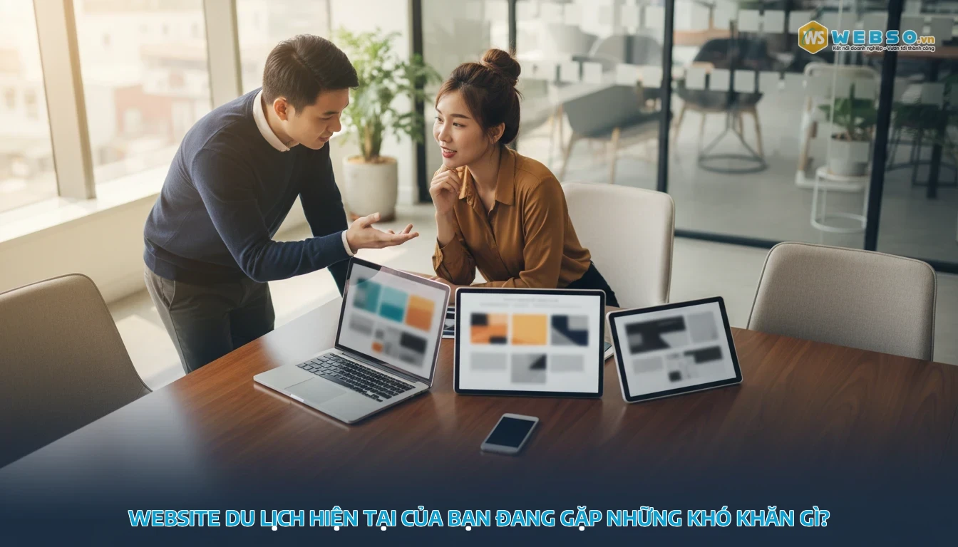 thiết kế website du lịch - Website Du Lịch Hiện Tại Của Bạn Đang Gặp Những Khó Khăn Gì?