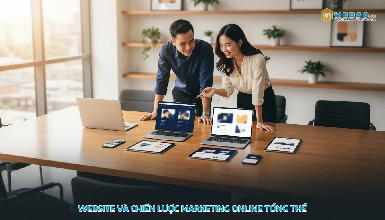 thiết kế website tại hà tĩnh - Website và Chiến Lược Marketing Online Tổng Thể