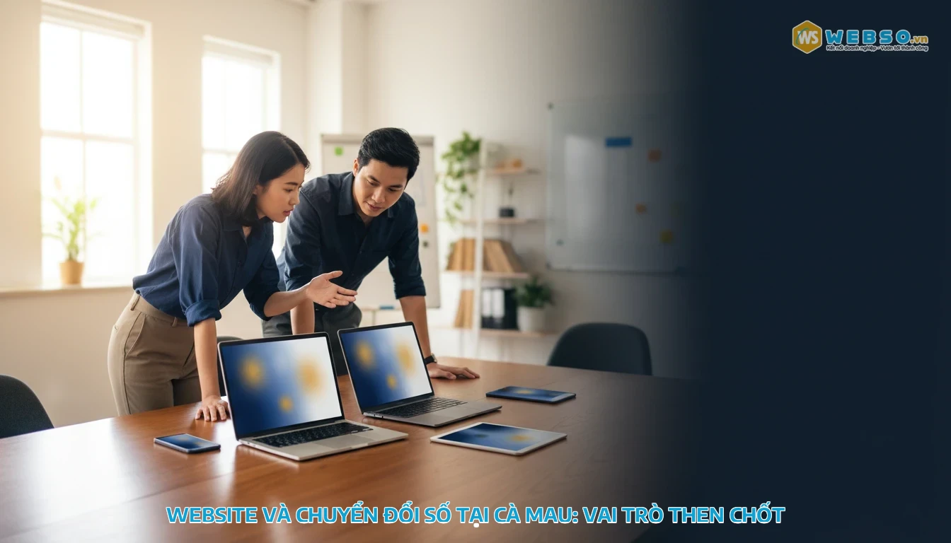 thiết kế website cà mau - Website và chuyển đổi số tại Cà Mau: Vai trò then chốt