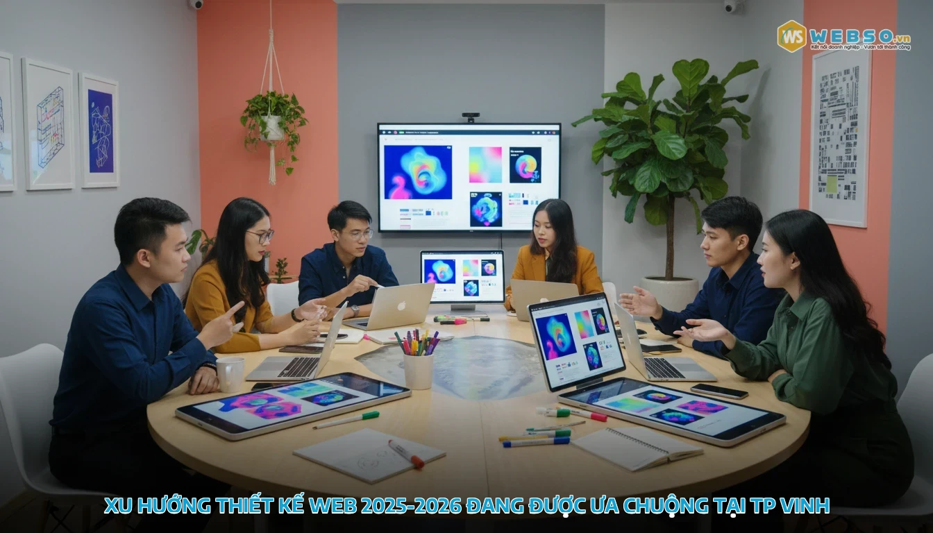 thiết kế web tại tp vinh - Xu Hướng Thiết Kế Web 2025-2026 Đang Được Ưa Chuộng Tại TP Vinh