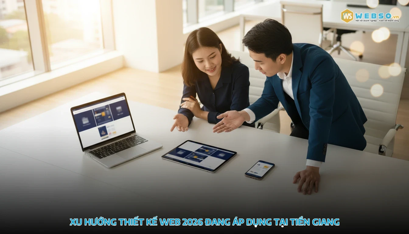 thiết kế web tiền giang - Xu hướng thiết kế web 2026 đang áp dụng tại Tiền Giang