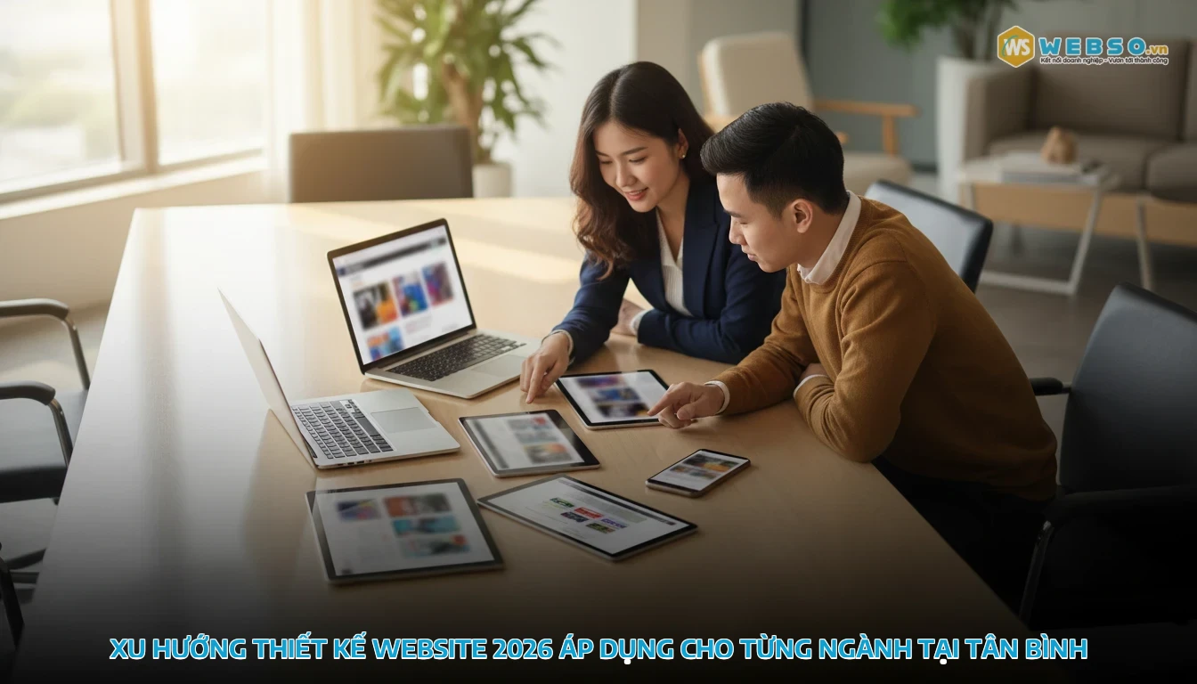 thiết kế web tân bình - 5 Xu Hướng Thiết Kế Web 2026 Phù Hợp Với Doanh Nghiệp Tân Bình