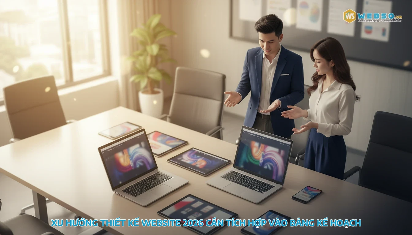 bảng kế hoạch thiết kế website - Xu hướng thiết kế website 2026 cần tích hợp vào bảng kế hoạch