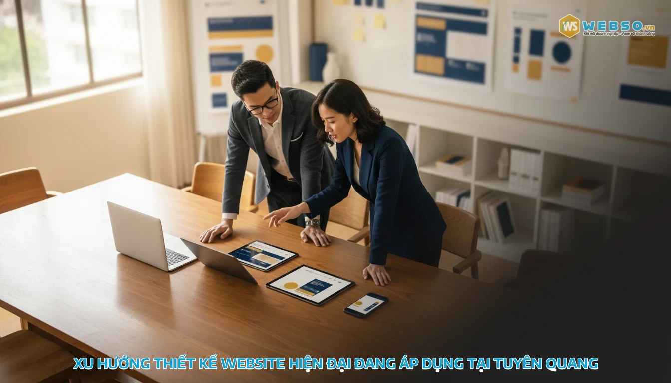 thiết kế website tại tuyên quang - Xu hướng thiết kế website hiện đại đang áp dụng tại Tuyên Quang