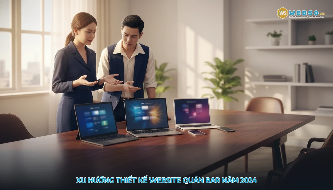 thiết kế website quán bar - Xu hướng thiết kế website quán bar năm 2024