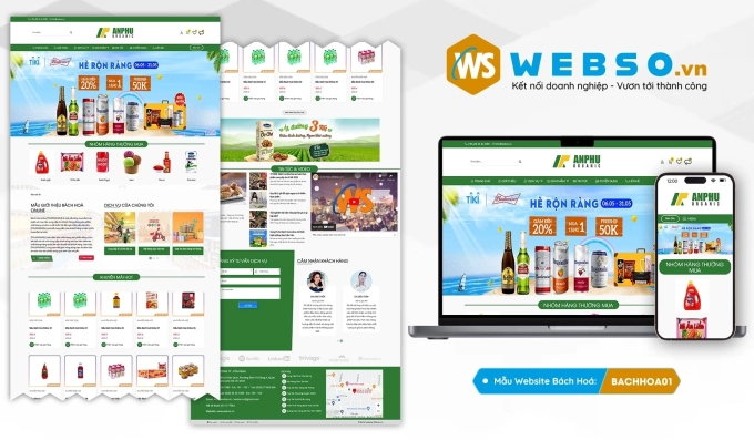 Mẫu website Bách Hóa Online 01