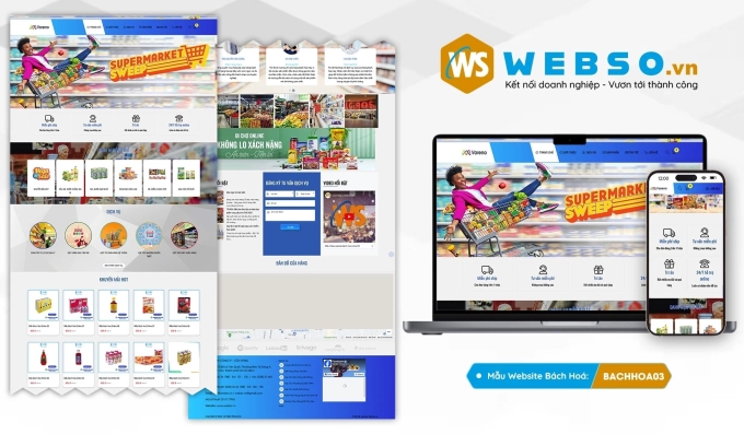 Mẫu website Bách Hóa Online 03