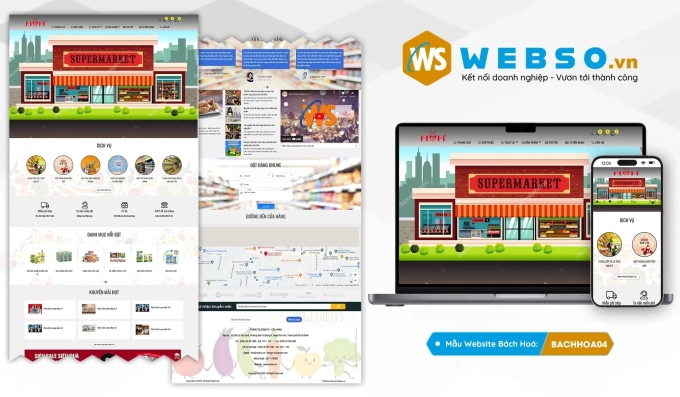 Mẫu website Bách Hóa Online 04
