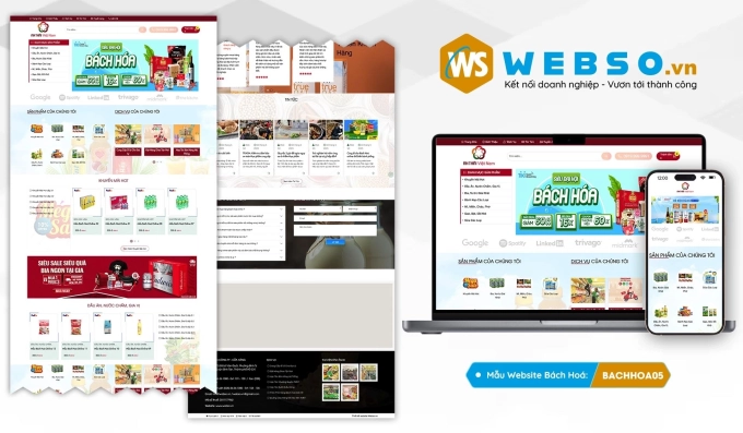 Mẫu website Bách Hóa Online 05
