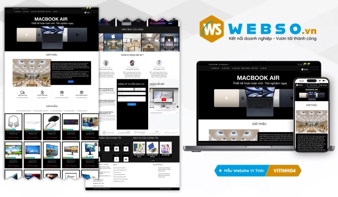 Mẫu website Bán Máy Tính 04