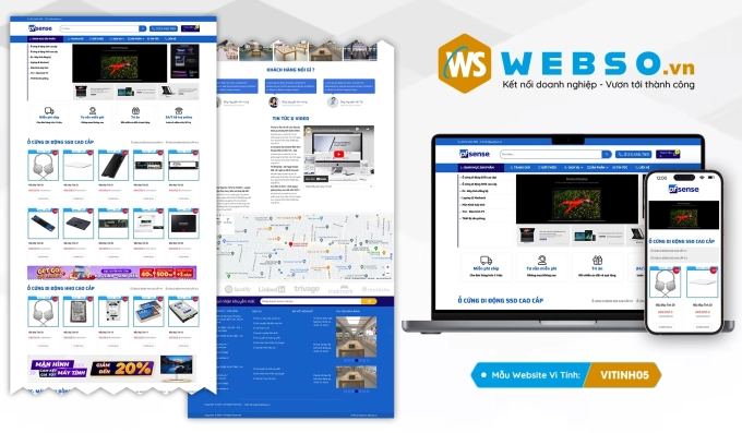 Mẫu website Bán Máy Tính 05