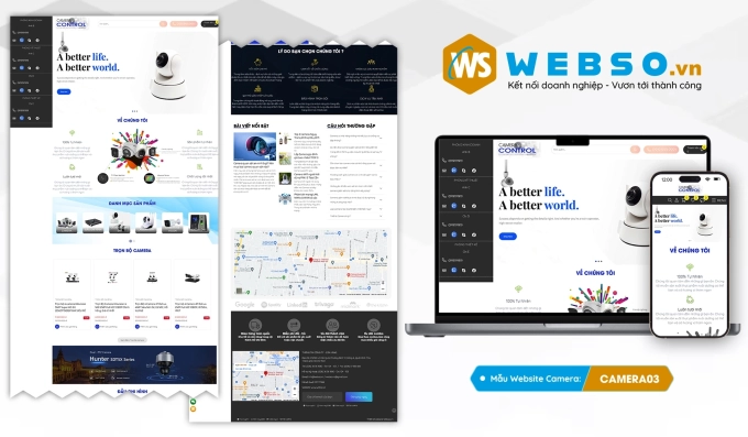 Mẫu website Camera 03