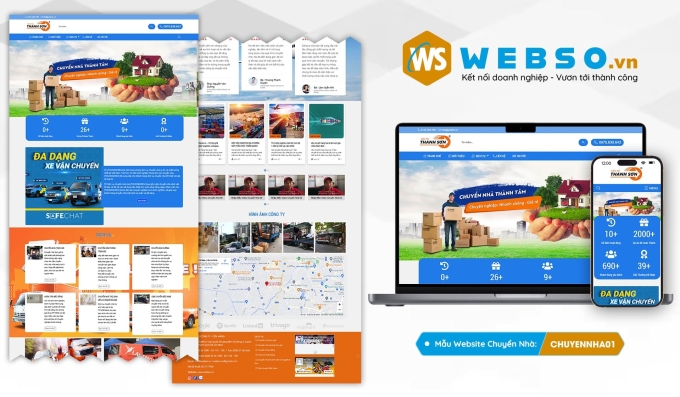 Mẫu website Chuyển Nhà 01