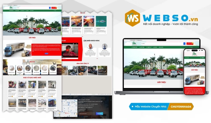 Mẫu website Chuyển Nhà 04