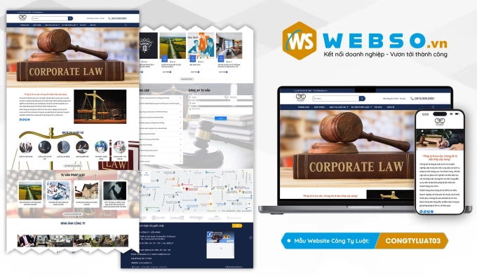 Mẫu website Công Ty Luật 03