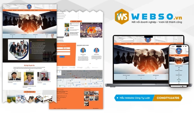 Mẫu website Công Ty Luật 05