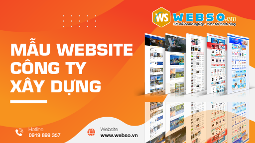 Mẫu website công ty xây dựng