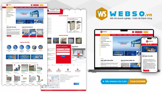 Mẫu website Cửa Cuốn 05