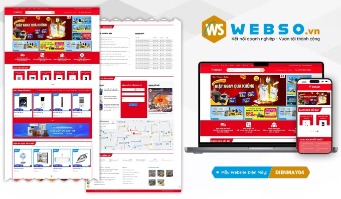 Mẫu website Cửa Hàng Điện Máy(Dienmayxanh) 04