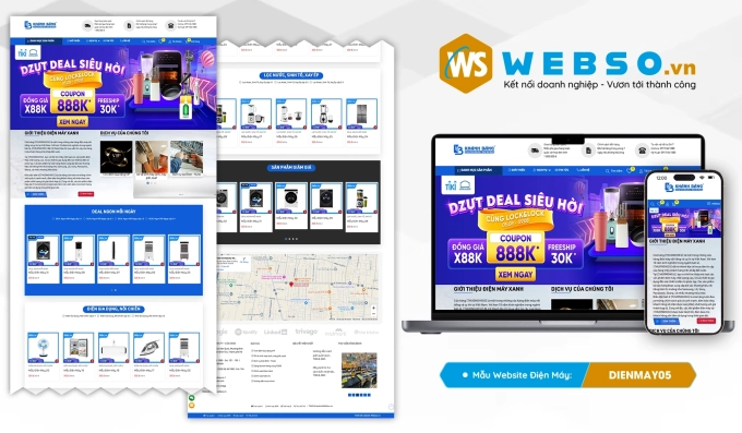 Mẫu website Cửa Hàng Điện Máy(Dienmayxanh) 05