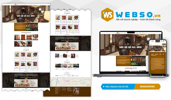 Mẫu website Dịch Vụ Sửa Đồ Gỗ Tại Nhà 02