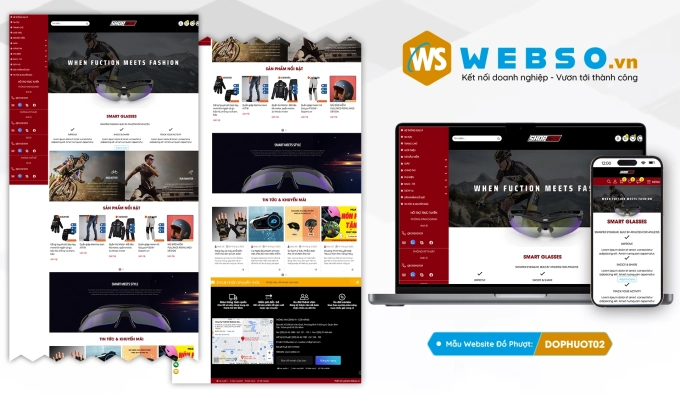 Mẫu website Đồ Phượt 02