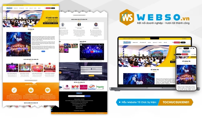 Mẫu website Event - Sự Kiện 01