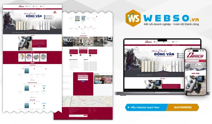 Mẫu website Gạch Men 02