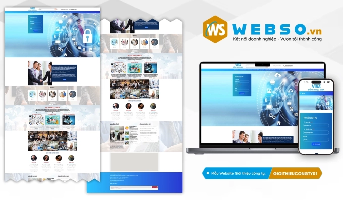 Mẫu website Giới Thiệu Công Ty 01