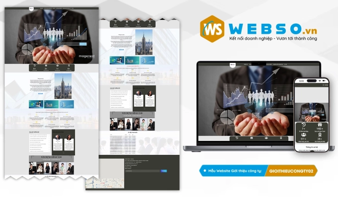 Mẫu website Giới Thiệu Công Ty 02